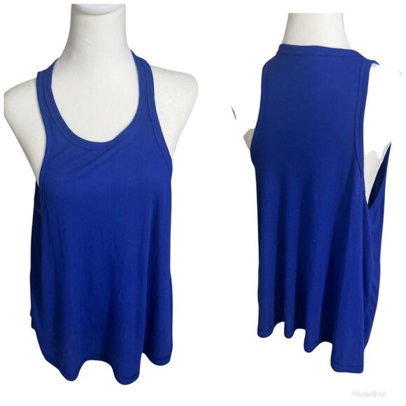 Free People Intimately Large Royal Blue
Racerback Ribbed Tank Top - Picture 1 of 8